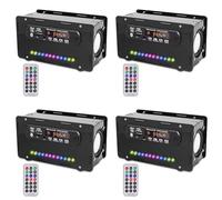 Aboiled 4X DIY Bluetooth Speaker Kit LED FM Radio USB Home Sound Amplifier with Digital Display Soldering Project Practice