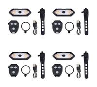 Aboiled 4X Electric Scooter Turn Signal, Remote Control Bike LED Blinker/Tail Light,Adjustable Directional Turn Signal