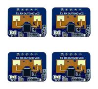 Aboiled 4X LD2410C 24G Radar Human Presence Sensor FMCW Radar Millimeter Wave Motion Detection Module DC5V