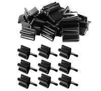 Aboiled 50 Pcs Safe T Post Caps, T Post Caps Safety, Vinyl T Post Topper Safety T Post Caps, Black