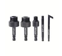 Aboiled 5PCS Automatic Transmission Fluid Oil Filling Filler Adapter ATF Adaptor Set Transmission Oil Filler Connector