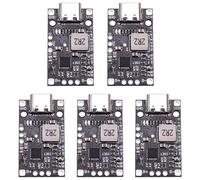 Aboiled 5Pcs Type-C 3.7V 3S Lithium Battery Charging Boost Module Support QC Fast Charging with Balanced Charge LED Indicator