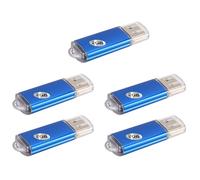 Aboiled 5X 2GB USB 2.0 Flash U Disk Blue