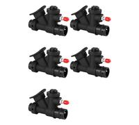 Aboiled 5X Scuba Diving Universal Bcd Power Inflator with 45 Degree Angled Mouthpiece for Standard 1 Inch Hose, K-Shaped Valve
