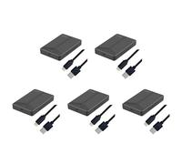 Aboiled 5X USB 3.1 Mobile Hard Disk Box 2.5 Inch Hard Disk Box SSD Enclosure Support 15mm Hard Drive for Computer Notebook