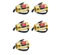 Aboiled 5X Water Sensor Hall Meter 1 Inch External Wire Copper Water Sensor Turbine Meter