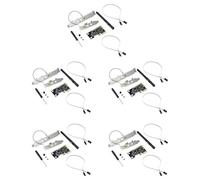 Aboiled 5X WiFi Wireless Smart Switch Relay Module Mini PCI-E Desktop Switch Card Restart Switch Turn on/OFF PC Remote Control