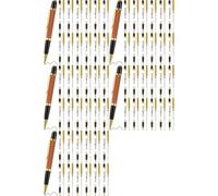 Aboiled 60-Pack Wooden Pen Set, Rotating Ballpoint Pen Set with Replacement Copper Turntable, DIY Classroom Supplies C