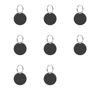 Aboiled 8X Mini GPS Tracker Wireless Bluetooth 5.0 Anti-Lost Device Smart Locator Pet Key Wallet Tracker with Key Ring Black