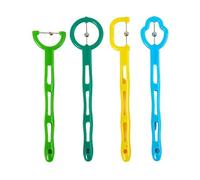 Aboiled Adult Tongue Elevation Trainer 4 Pcs Stuttering Pronunciation Swallowing Oral Muscle Training Tongue Rolling Exercise