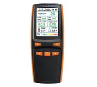 Aboiled Air Quality Monitor 9-In-1 CO/CO2/PM2.5/HCHO/TVOC Detector with Data Storage and Download Functionality