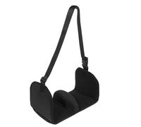 Aboiled Airplane Foot Hammock with Ergonomic Removable Foot Divider Design for Travel, Foot Rest Functionality