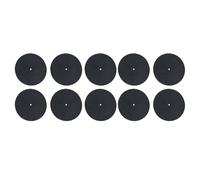 Aboiled Anti-Static 7 Inch Vinyl Record Player Turntable Platter Mat- Noise Reduction Slipmat(10pcs) for Enhanced Sound Quality