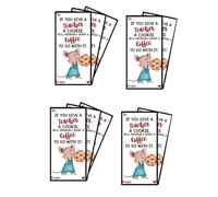 Aboiled Appreciation Greeting Card for Teacher,If You Give Your Teacher A Cookie Book,Cards with Appreciation A