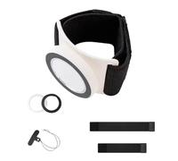 Aboiled Armband Mount for Smartphone Running 360° Rotatable Magnetic Wrist Phone Holder with Mirror for Cellphones B