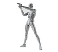 Aboiled Artists Manikin for Painting for Sketching Tool Small Drawing Figure Models, Art Mannequin Figures Supplies Gray, Male