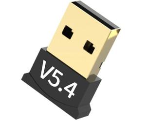 Aboiled Audio Dongle Adapter USB Bluetooth 5.4 Mini Wireless Receiver Transmitter Adapter for PC Laptop Driver Free