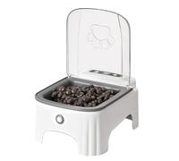 Aboiled Automatic Induction Cover Opening Moisture-Proof Neck Protection Smart Control Pet Feeder New Grey