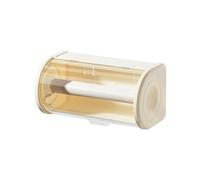 Aboiled Bathroom Paper Towel Organizer Large Roll Wall Mount Holder with Clear Dustproof Cover Modern Tissue Dispenser Storage B