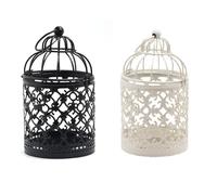 Aboiled Beiou Decoration Moroccan Lantern Taihua Candlestick Old Fashioned Decoration Black+White