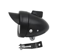 Aboiled Bicycle Light Bike Retro Front Fog Light LED Metal Chrome Bike Lamp Vintage Bicycle Accessories Black