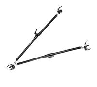 Aboiled Bike Trailer Hitch Connector Folding Bicycle Trailer with Quick Release Clamps for Camping Wagon