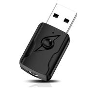 Aboiled Bluetooth 5.4 Transmitter Receiver Adapter Bluetooth 5.4 USB 2-In-1 Transmitter Receiver 3.5mm AUX Wireless Audio Bluetooth Adapter for TV/PC/Phones/Car Radio