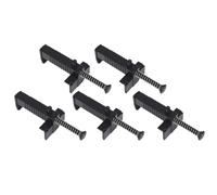 Aboiled Bricklaying Wire Drawer Brick Leveling Line Runner Puller for Construction Building Fixer Measuring Tools Black 5PCS