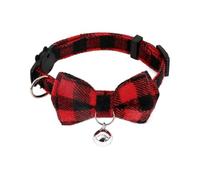 Aboiled C-Cute Cat Collar Small Puppy Cat Dog Collars Bow Kitten Collar Bowknot Necklace with Bell for Dog Cat