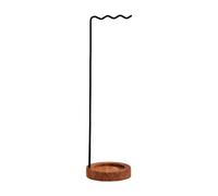 Aboiled Calligraphy Brush Holder Rack Wind Chime Stand Desk Organizer Hanger for Hanging Brush for Chinese Writing for Hanging Pendulum Black