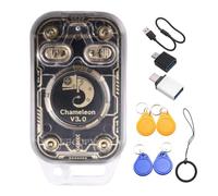 Aboiled Chameleon V3.0 RFID Smart Chip Reader Emulator 125K 13.56M ID IC Card Tag Copyer NFC Read Writer+2XUID/CUID Keychain
