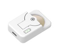 Aboiled Charger for LIR2032 LIR2025 LIR2016 LIR2450 4.2V TypeC Interface Built to Last Coin Lithium Batteries White