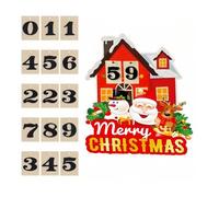 Aboiled Christmas Advent Calendar Santa Claus Reindeer Merry for Party Coffee House
