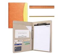 Aboiled Clipboard Folder Combination, Storage Clipboard with Cover Suitable for Business School Office Meeting Notepad Plywood E
