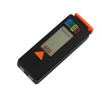 Aboiled Compact Black Battery Tester with LCD Display, Volt Checker for Button Batteries