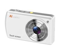 Aboiled Compact Point and Digital Camera, WiFi Enabled AI Functionality for Photography with Dual Lens and Object Recognition