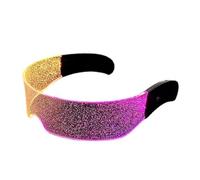 Aboiled Cool LED Light Glasses Colorful Glowing Neon Flashing Effects for DJ for Nightclub Party Dance Decor