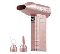 Aboiled Cordless Mini Paint Dryer for Fluid Art, 5 Speed Adjustable& 3 Nozzles Acrylic Paint Pouring Blower