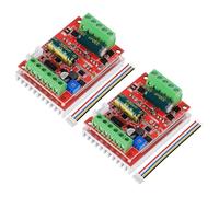 Aboiled DC9-60V 400W PWM Brushless Motor Speed Controller 2PCS Set- Motor Control Driver Board Featuring Forward/Reverse/Stop/Brake Functionality