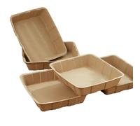 Aboiled Disposable Cat Litter Boxes Cardboard Cats Litter Tray Cat Travel Toilet Litter Pan Liners Leakproof Litter Box for Cats and Small Animals Easy to Clean