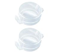 Aboiled Door Safety Deadbolt Lock, 2 Pack Deadbolt Child Safety Lock Cover, Child Proof Door Knob Cover Transparent