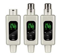 Aboiled Dynamic Microphone Transceiver Wireless Microphone Adapter UHF Automatic Transmitter forWired Dynamic Microphone 48v A