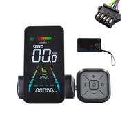 Aboiled E-Bike NFC LCD Display Color Animated Meter UART 24V/36V 48V/60V Speedometer Electric Scooter SM5PIN