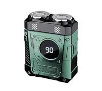 Aboiled Electric Shaver for Men Magnetic Double Blade Rechargeable LCD Display Portable Beard Trimmer Face Shaver B