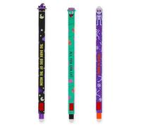 Aboiled Erasable Gel Pen Set-The Boo Crew Set of 3-Perfect for Students and Professors Professional