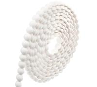 Aboiled Flexible Molding Trim Peel and Stick for Walls 10ft Wall Decorative Bead Pearl for Bathroom Mirror Frame DIY