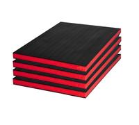 Aboiled Foam Inserts for Tool Box for Cases, 4 Pack 16x12x1 Inch, Polyethylene Storage Sheets for Toolbox Hard Case