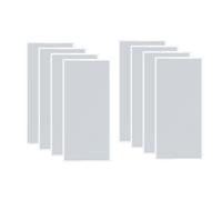 Aboiled for Sandblast Replacement Parts- 8 Pcs Standard Sand Blast Film Adhesive Lens Protector for Abrasive Blasting Cabinet 23 X 11 Inch