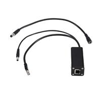 Aboiled For Security CCTV System Camera 25W 2.5G for 48V to 12V POE Splitter IEEE 802.3af Power Ethernet Splitter Adapter 24V