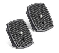 Aboiled For Tripod Camera Mounting Adapter Plate 43x43mm Quick Release 2-Pack with Screws